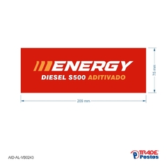 Adesivo Diesel S500 Energy / AID-AL-VB0243-75x209mm