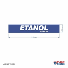 Adesivo Etanol Comum / AID-AL-VB0004-50x310mm