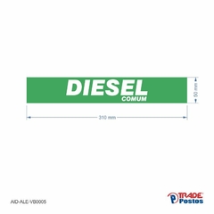Adesivo Diesel Comum / AID-AL-VB0005-50x310mm