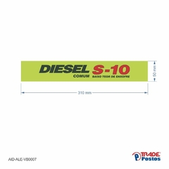 Adesivo Diesel S10 Comum / AID-AL-VB0007-50x310mm