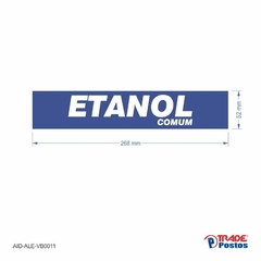 Adesivo Etanol Comum / AID-AL-VB0011-52x268mm