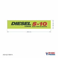 Adesivo Diesel S10 Comum / AID-AL-VB0014-52x268mm