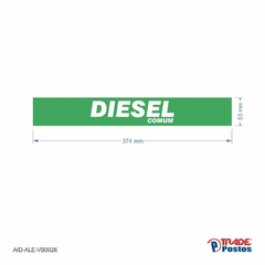 Adesivo Diesel Comum / AID-AL-VB0026-53x374mm