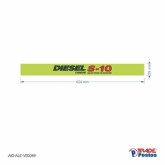 Adesivo Diesel S10 Comum / AID-AL-VB0049-59x624mm