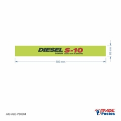 Adesivo Diesel S10 Comum / AID-AL-VB0084-69x600mm