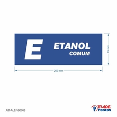 Adesivo Etanol Comum / AID-AL-VB0088-75x209mm