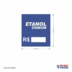 Adesivo Etanol Comum / AID-AL-VB0095-90x80mm