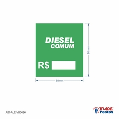 Adesivo Diesel Comum / AID-AL-VB0096-90x80mm