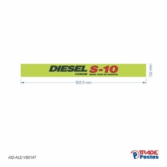 Adesivo Diesel S10 Comum / AID-AL-VB0147-52x502,5mm