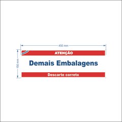 Adesivo Demais Embalagens/AID-EX-0002 - comprar online