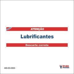 Adesivo Lubrificantes/AID-TR-EX-0003