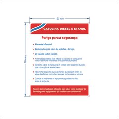 Adesivo Combustíveis Segurança/AID-EX-0004 - comprar online