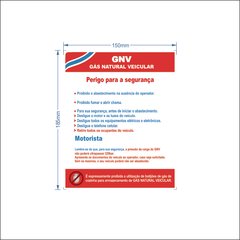Adesivo GNV Perigo Segurança/AID-EX-0006 - comprar online