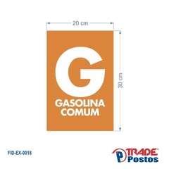 Adesivo Placar Totem Gasolina Comum AID-EX-0018