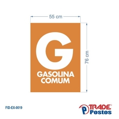 Adesivo Placar Totem Gasolina Comum AID-EX-0019