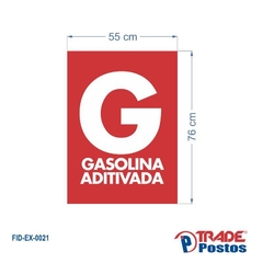 Adesivo Placar Totem Gasolina Aditivada AID-EX-0021