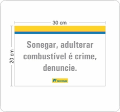 Adesivo Sonegar é Crime - AID-IP-AC025