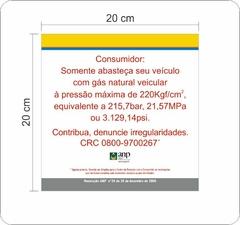 Adesivo Pressão Máxima ANP - AID-IP-0064