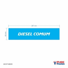 Adesivo Diesel Comum / AB200-65x287mm