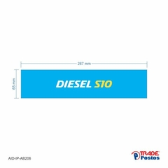 Adesivo Diesel S10 / AB206-65x287mm