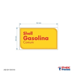 Adesivo Gasolina Comum AID-SH-VB1010-30X52mm