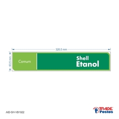 Adesivo Etanol Comum AID-SH-VB1022-63,5x326mm