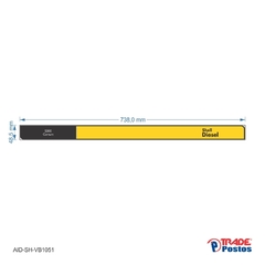 Adesivo Diesel S500 Comum AID-SH-VB1051-48,5x738mm