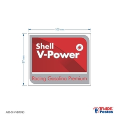 Adesivo Gasolina Premium Racing AID-SH-VB1093-87x105mm