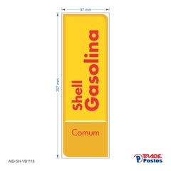 Adesivo Gasolina Comum AID-SH-VB1118-297x97mm