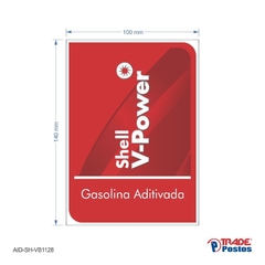 Adesivo Gasolina Vpower Aditivada AID-SH-VB1128-140x100mm