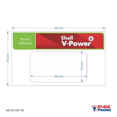 Adesivo Etanol Aditivado 195x340mm - AID-SH-VB1158