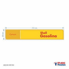 Adesivo Gasolina Comum AID-SH-VB1163-55x310mm