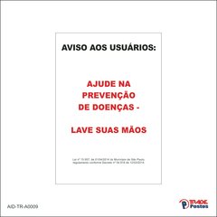 Adesivo Prevenção de Doenças / AID-TR-A0009