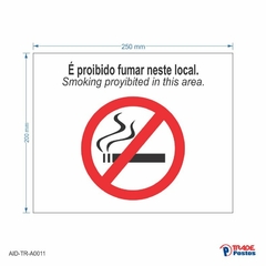 Adesivo Proibido Fumar / AID-TR-A0011 - comprar online