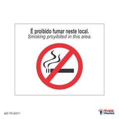 Adesivo Proibido Fumar / AID-TR-A0011