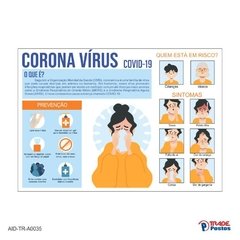 Adesivo Corona Vírus - AID-TR-A0035