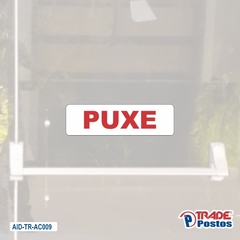 Adesivo Puxe Para Porta 100x350mm / AID-TR-AC009