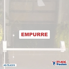 Adesivo Empurre Para Porta 100x350mm / AID-TR-AC010