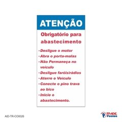 Adesivo Sinalização GNV / AID-TR-CO0026