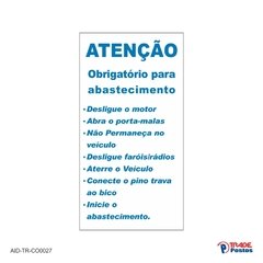 Adesivo Sinalização GNV / AID-TR-CO0027