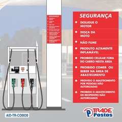 Adesivo de Coluna Atenção - Vermelho / AID-TR-CO0030 - comprar online
