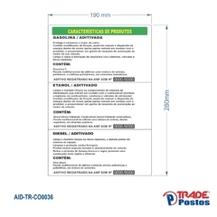 Adesivo de Coluna Características do Produto - Verde / AID-TR-CO0036 - comprar online