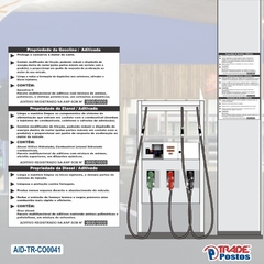 Adesivo de Coluna Características do Produto - Branco / AID-TR-CO0041