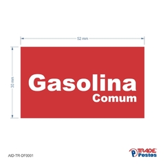 Adesivo De Bomba Gasolina Comum / Tradicional