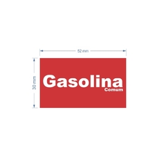 Adesivo Gasolina Comum / AID-TR-DF0001 - comprar online