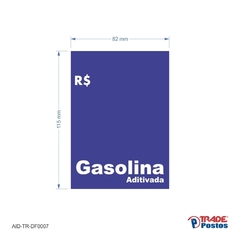 Adesivo De Bomba Gasolina Aditivada / Tradicional - Trade Postos - Comunicação visual