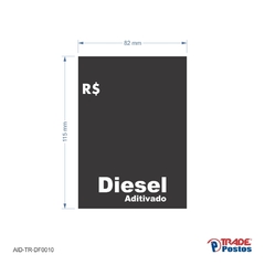 Adesivo De Bomba Diesel Aditivado / Tradicional - Trade Postos - Comunicação visual