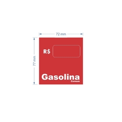 Adesivo Gasolina Comum / AID-TR-DF0001 - Trade Postos - Comunicação visual