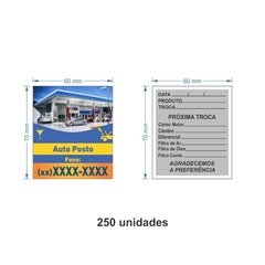 Etiqueta Adesiva Troca de Óleo / AID-TR-ETI021 - comprar online