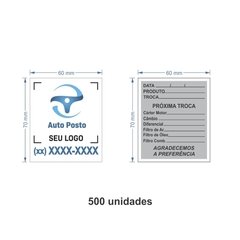 Etiqueta Adesiva Troca de Óleo / AID-TR-ETI025 - comprar online